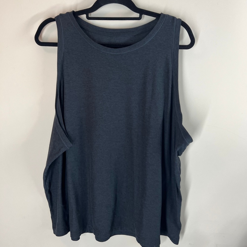 Recycled Polyester Tank Top XXXL (22) Sleeveless Athleisure Relaxed